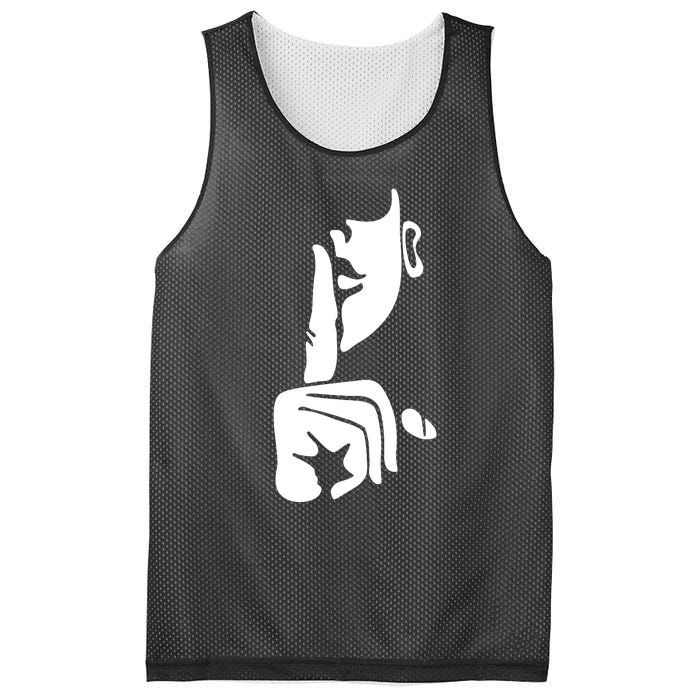 Quiet Nothing Saying Mesh Reversible Basketball Jersey Tank