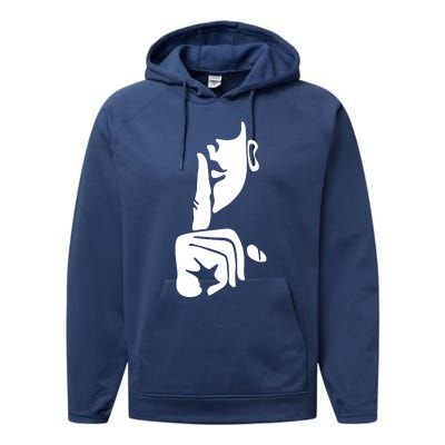 Quiet Nothing Saying Performance Fleece Hoodie