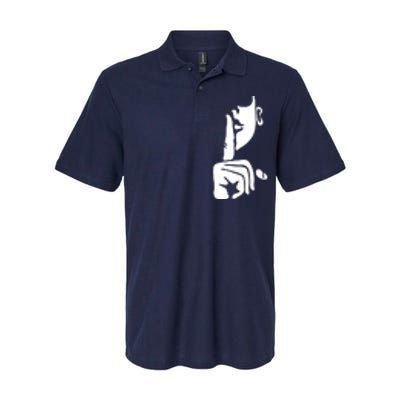 Quiet Nothing Saying Softstyle Adult Sport Polo