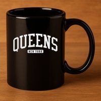 Queens New York Ny 11oz C Handle Ceramic Mug