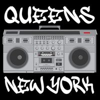 Queens New York Boom Box Graffiti Lettering Impact Tech Backpack