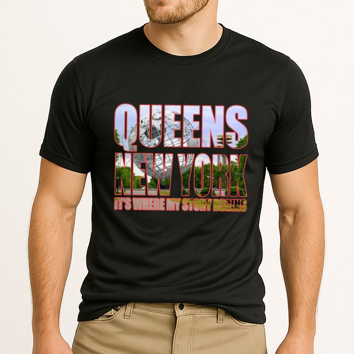 Queen New York It's Where My Story Begins Performance Shirt