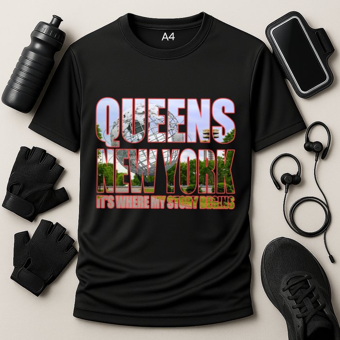 Queen New York It's Where My Story Begins Performance Shirt