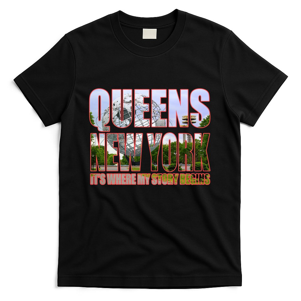 Queen New York It's Where My Story Begins T-Shirt