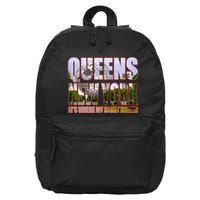 Queen New York It's Where My Story Begins 16 in Basic Backpack