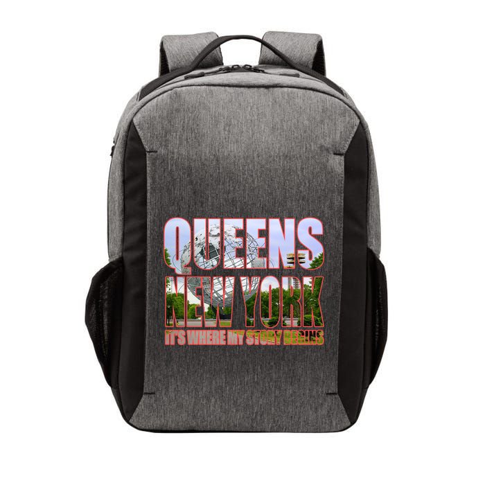 Queen New York It's Where My Story Begins Vector Backpack