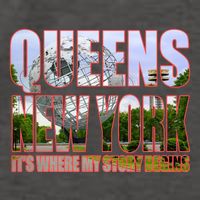 Queen New York It's Where My Story Begins Vector Backpack