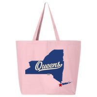Queens New York Ny Map 25L Jumbo Tote