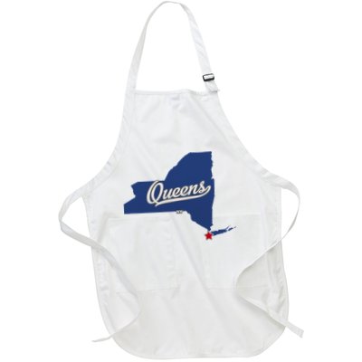 Queens New York Ny Map Apron