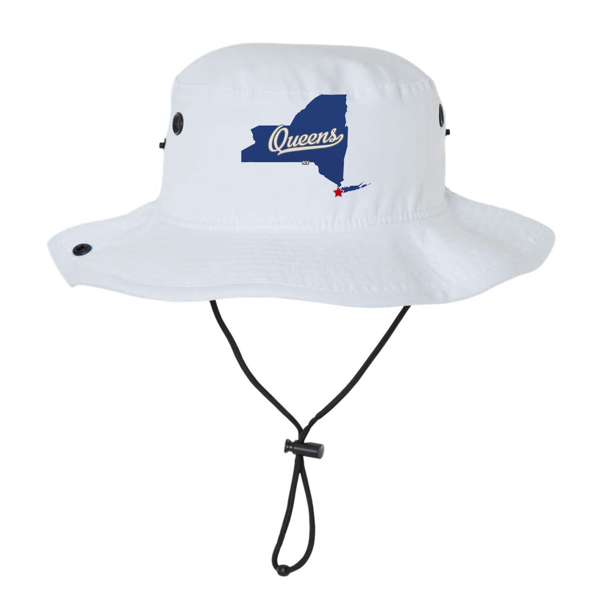 Queens New York Ny Map Bucket Hat