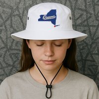 Queens New York Ny Map Bucket Hat