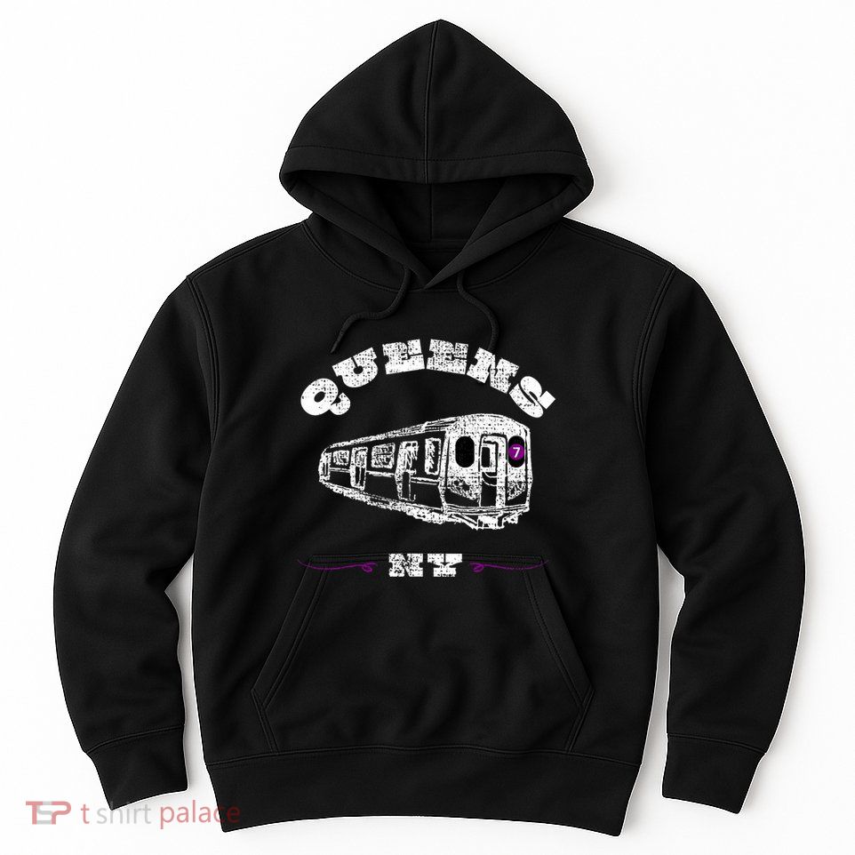 Queens New York 7 Train New York City Borough Nyc Hoodie