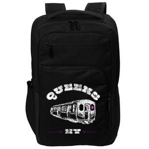 Queens New York 7 Train New York City Borough Nyc Impact Tech Backpack