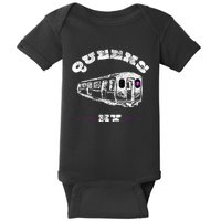 Queens New York 7 Train New York City Borough Nyc Baby Bodysuit