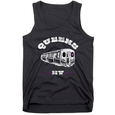 Queens New York 7 Train New York City Borough Nyc Tank Top