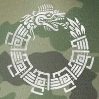 Quetzalcoatl Ouroboros Aztec Serpent Mayan Inca Toltec Legacy Tie Dye Trucker Hat