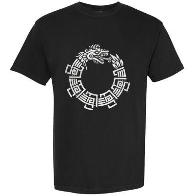 Quetzalcoatl Ouroboros Aztec Serpent Mayan Inca Toltec Garment-Dyed Heavyweight T-Shirt