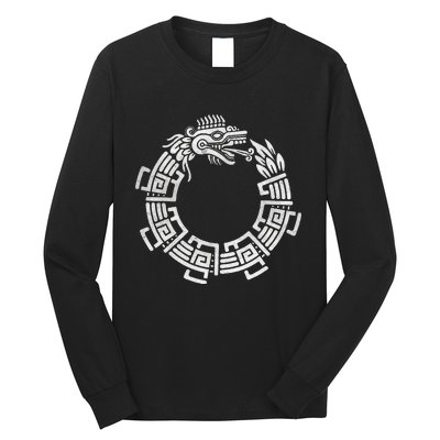 Quetzalcoatl Ouroboros Aztec Serpent Mayan Inca Toltec Long Sleeve Shirt