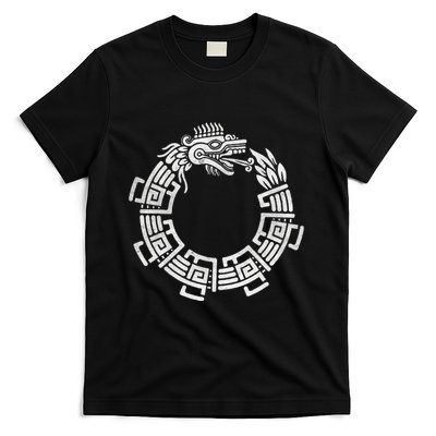Quetzalcoatl Ouroboros Aztec Serpent Mayan Inca Toltec T-Shirt