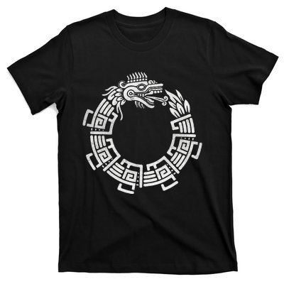 Quetzalcoatl Ouroboros Aztec Serpent Mayan Inca Toltec T-Shirt