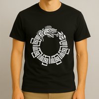 Quetzalcoatl Ouroboros Aztec Serpent Mayan Inca Toltec T-Shirt