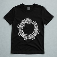 Quetzalcoatl Ouroboros Aztec Serpent Mayan Inca Toltec T-Shirt