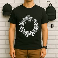 Quetzalcoatl Ouroboros Aztec Serpent Mayan Inca Toltec T-Shirt