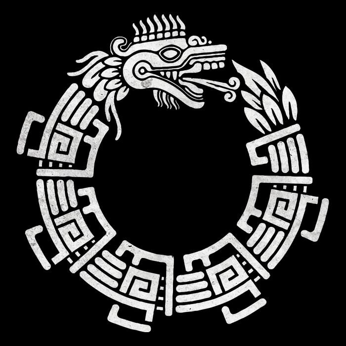 Quetzalcoatl Ouroboros Aztec Serpent Mayan Inca Toltec T-Shirt