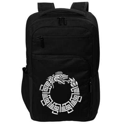 Quetzalcoatl Ouroboros Aztec Serpent Mayan Inca Toltec Impact Tech Backpack