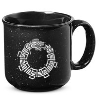 Quetzalcoatl Ouroboros Aztec Serpent Mayan Inca Toltec 15oz Campfire Ceramic Mug