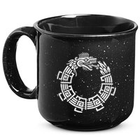 Quetzalcoatl Ouroboros Aztec Serpent Mayan Inca Toltec 15oz Campfire Ceramic Mug
