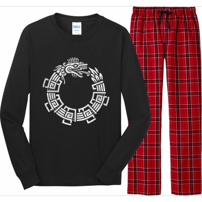 Quetzalcoatl Ouroboros Aztec Serpent Mayan Inca Toltec Long Sleeve Pajama Set