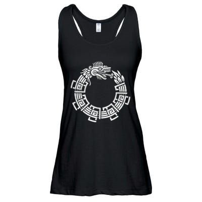 Quetzalcoatl Ouroboros Aztec Serpent Mayan Inca Toltec Ladies Essential Flowy Tank