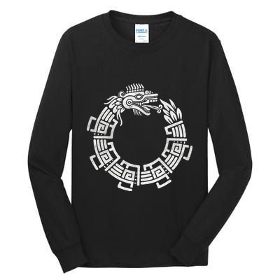 Quetzalcoatl Ouroboros Aztec Serpent Mayan Inca Toltec Tall Long Sleeve T-Shirt