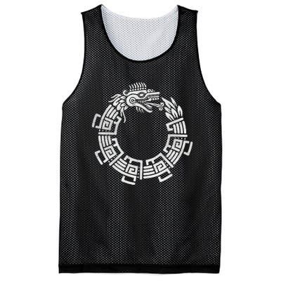 Quetzalcoatl Ouroboros Aztec Serpent Mayan Inca Toltec Mesh Reversible Basketball Jersey Tank