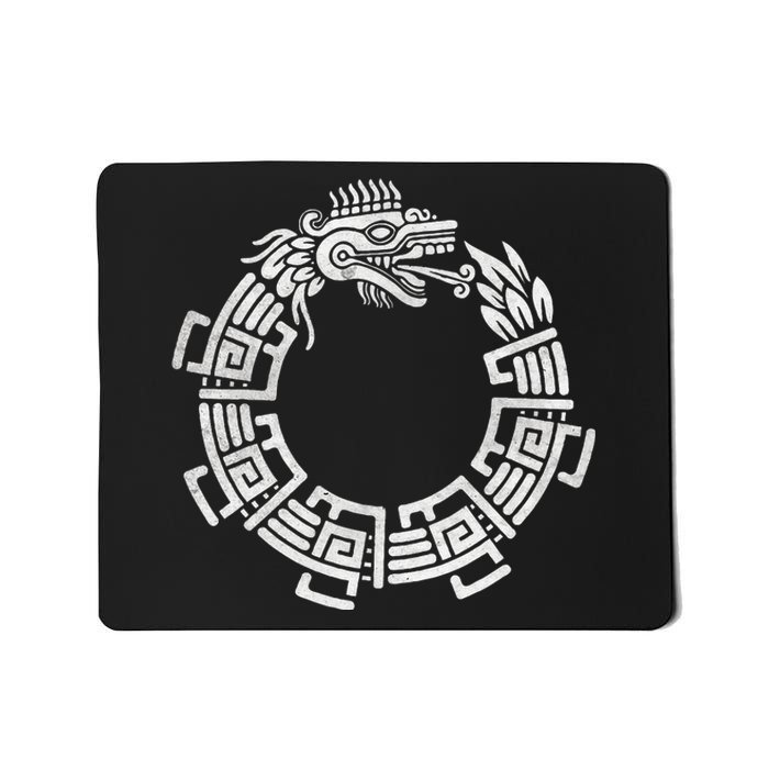 Quetzalcoatl Ouroboros Aztec Serpent Mayan Inca Toltec Mousepad