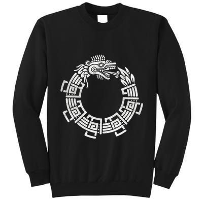 Quetzalcoatl Ouroboros Aztec Serpent Mayan Inca Toltec Tall Sweatshirt