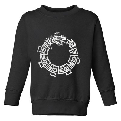 Quetzalcoatl Ouroboros Aztec Serpent Mayan Inca Toltec Toddler Sweatshirt