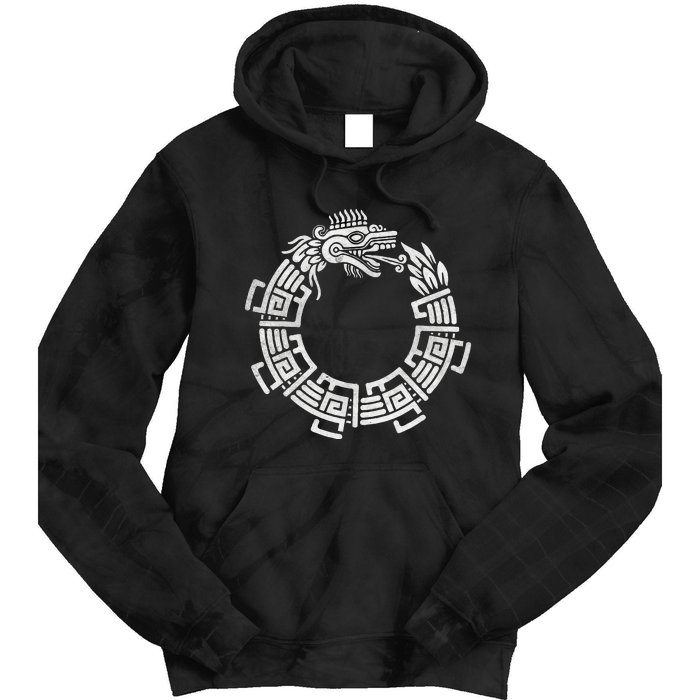 Quetzalcoatl Ouroboros Aztec Serpent Mayan Inca Toltec Tie Dye Hoodie