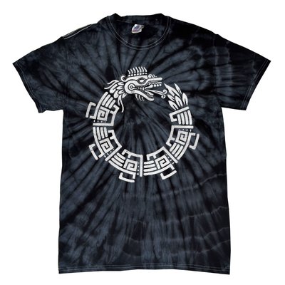 Quetzalcoatl Ouroboros Aztec Serpent Mayan Inca Toltec Tie-Dye T-Shirt