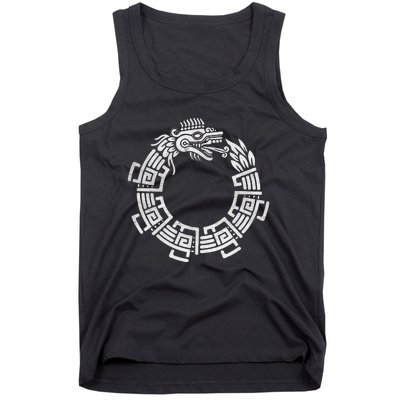 Quetzalcoatl Ouroboros Aztec Serpent Mayan Inca Toltec Tank Top