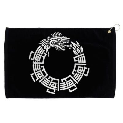 Quetzalcoatl Ouroboros Aztec Serpent Mayan Inca Toltec Grommeted Golf Towel