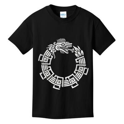 Quetzalcoatl Ouroboros Aztec Serpent Mayan Inca Toltec Kids T-Shirt