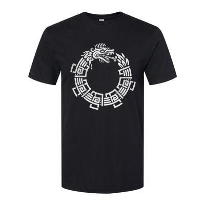 Quetzalcoatl Ouroboros Aztec Serpent Mayan Inca Toltec Softstyle CVC T-Shirt