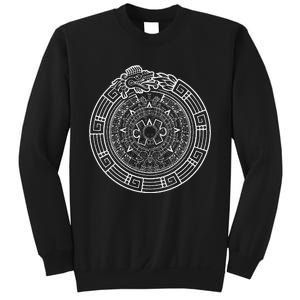 Quetzalcoatl Ouroboros Aztec Serpent Aztec Sun Stone Sweatshirt