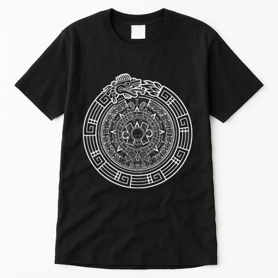 Quetzalcoatl Ouroboros Aztec Serpent Aztec Sun Stone Tall T-Shirt