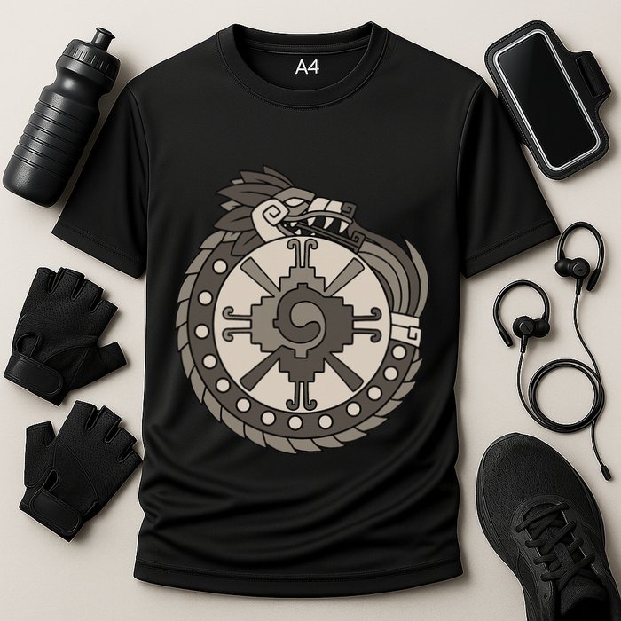Quetzalcoatl Ouroboros Aztec Ancient Mayan Inca Toltec Performance Shirt