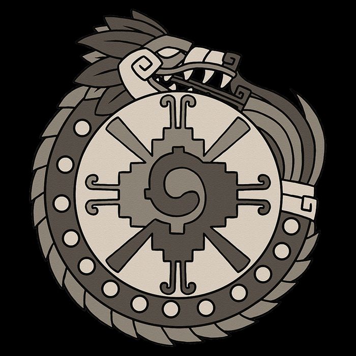 Quetzalcoatl Ouroboros Aztec Ancient Mayan Inca Toltec Sweatshirt