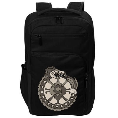 Quetzalcoatl Ouroboros Aztec Ancient Mayan Inca Toltec Impact Tech Backpack