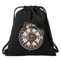 Quetzalcoatl Ouroboros Aztec Ancient Mayan Inca Toltec Drawstring Bag